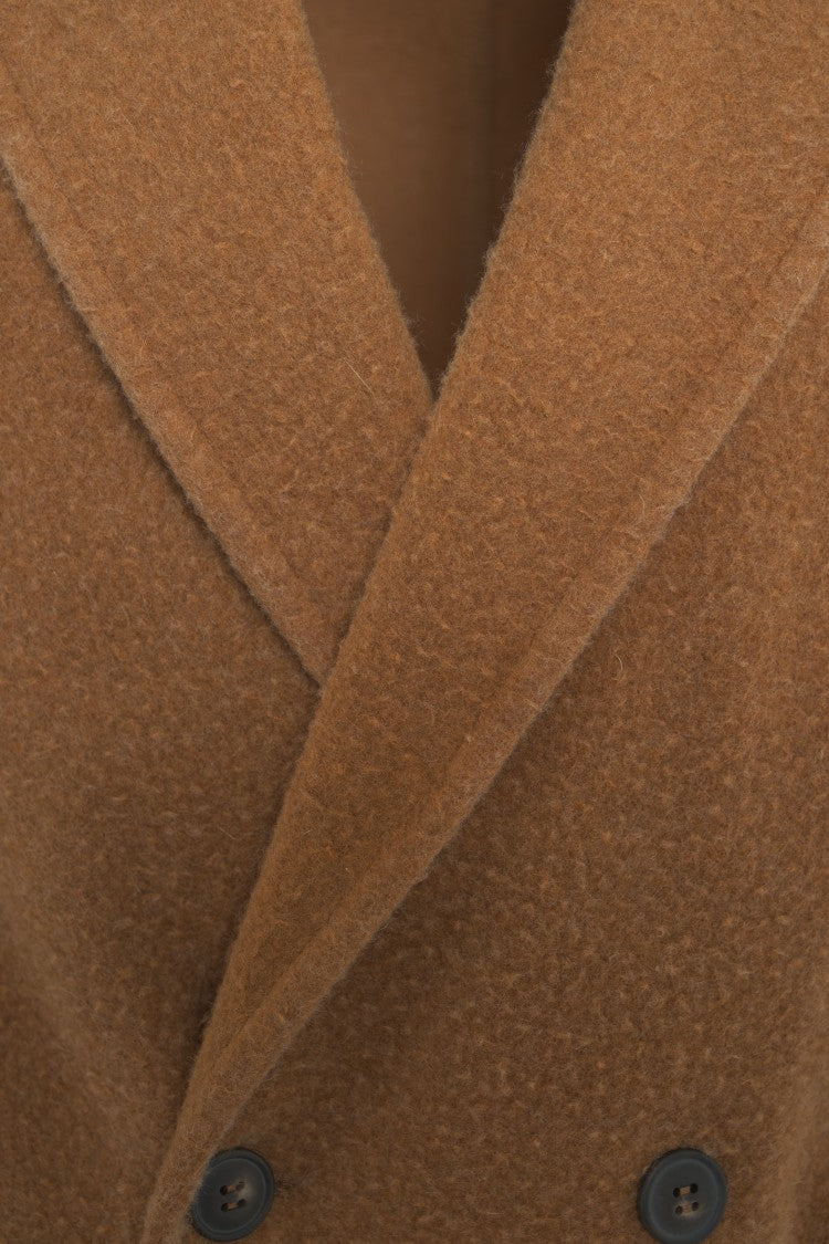 Circolo 1901 Double-Breasted Textured Blazer With Soft Finish