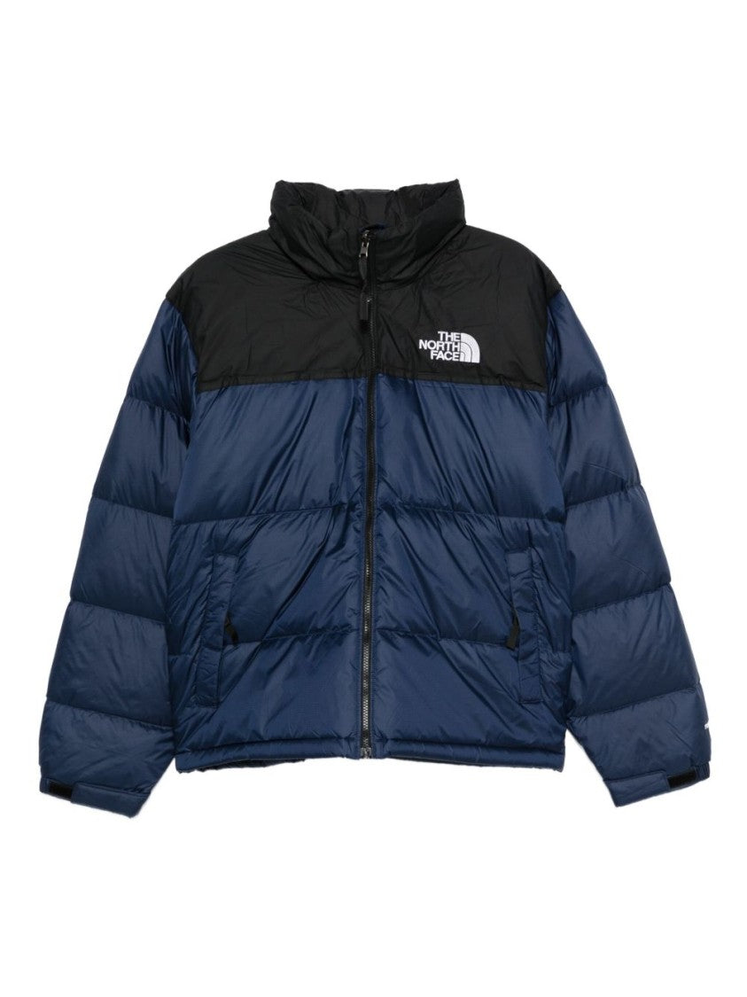 The North Face Color-Block Down Jacket With High Collar
