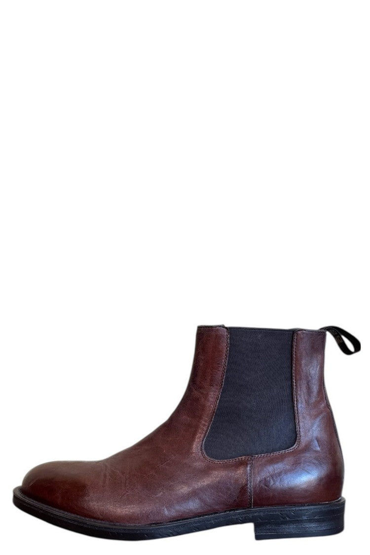 Moma Brown Leather Boots