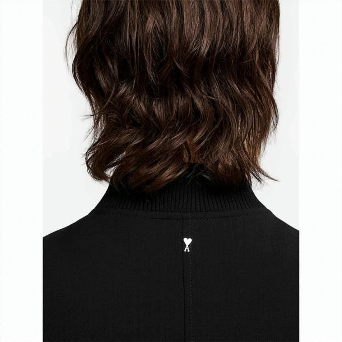 Ami Cropped Bomber Jacket With Ribbed Details