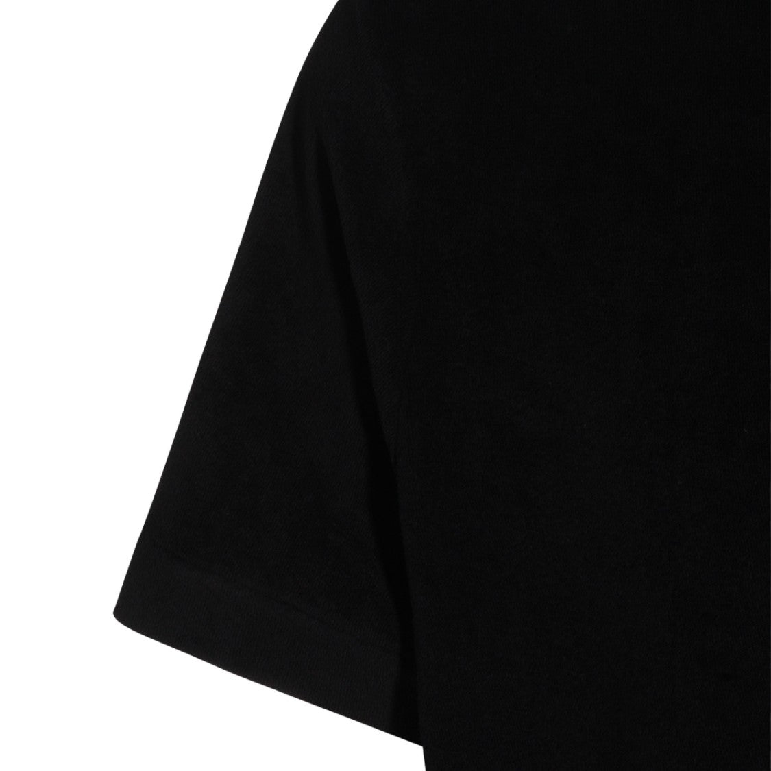 04651/A Trip In A Bag Short-Sleeved Black Shirt With Button-Down Front