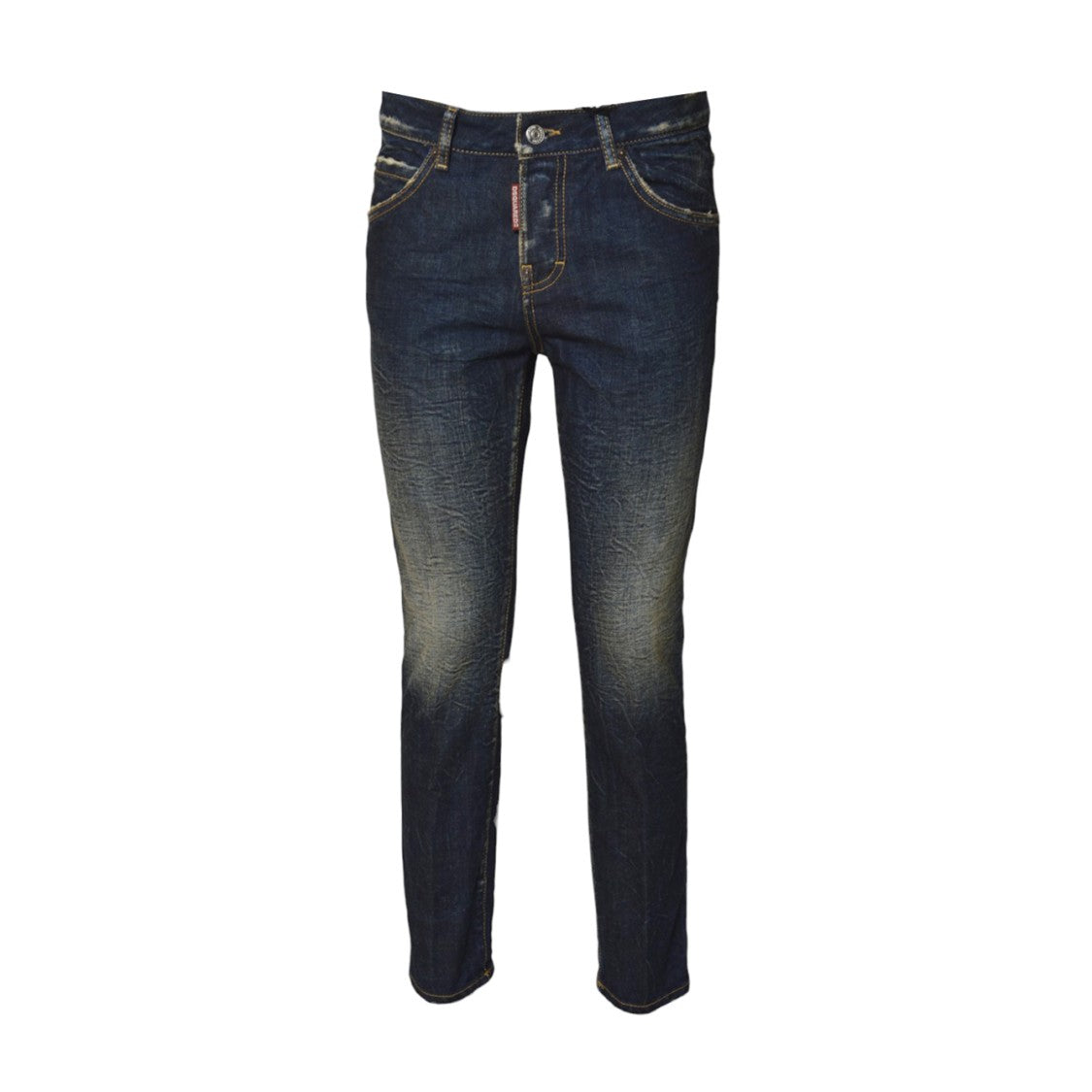 Dsquared2 Slim-Fit Indigo Denim Jeans With Distressed Details