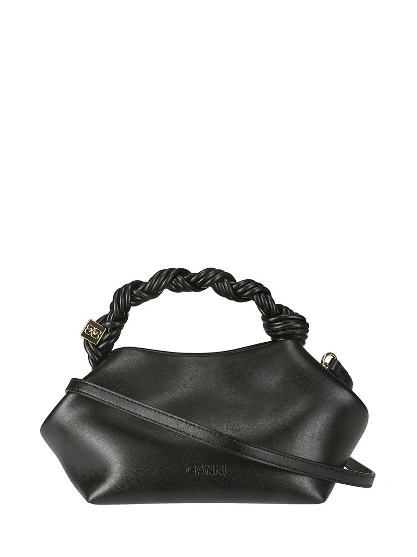 Ganni Black Medium Hexagonal Bag