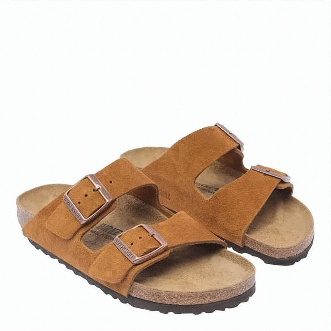 Birkenstock Suede Double-Strap Mule Sandals