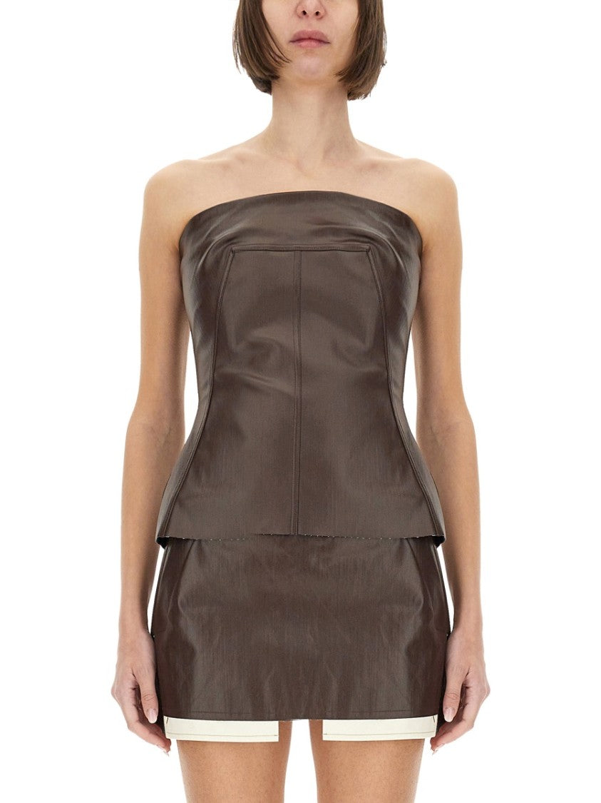Rick Owens Top Strapless Bustier
