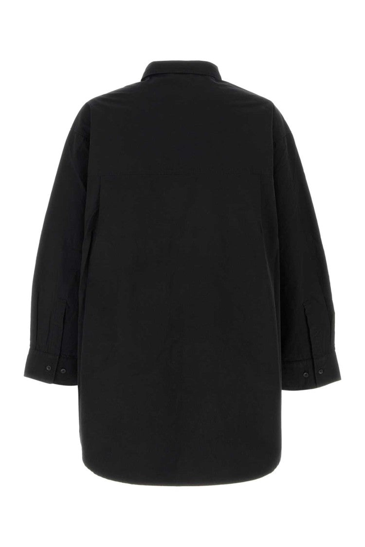 Entire Studios Black Poplin Giant Oversize Shirt