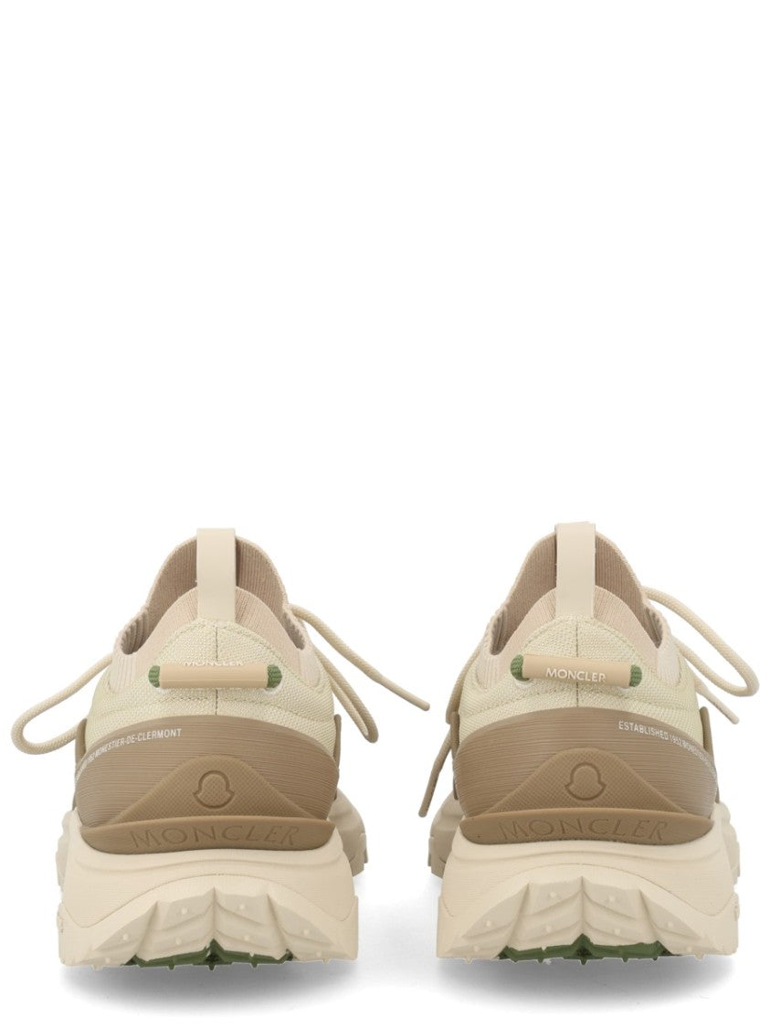 Moncler Trailgrip Lite 3 Low-Top Knit Collar Sneakers