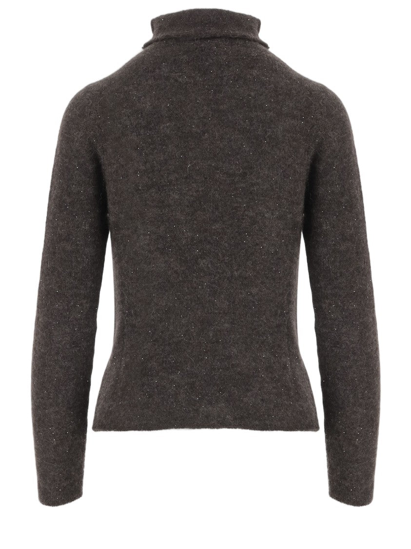 Bruno Manetti Turtleneck Alpaca-Wool Blend Sweater