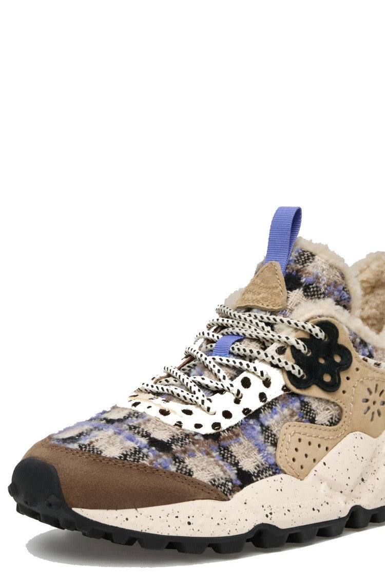 Flower Mountain Multicolor Leather Low-Top Sneakers