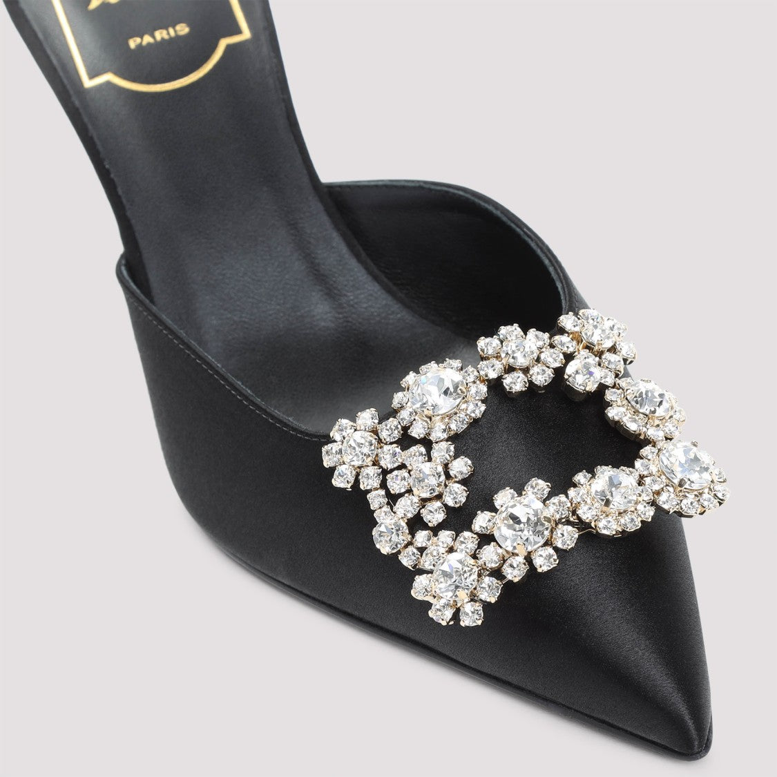 Roger Vivier Flower Strass 65 Mules