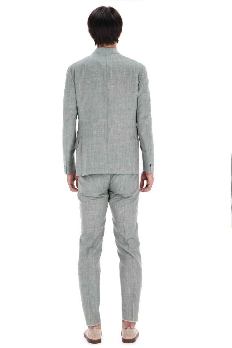 Eleventy Loro Piana Summertime Linen-Wool-Silk Dress
