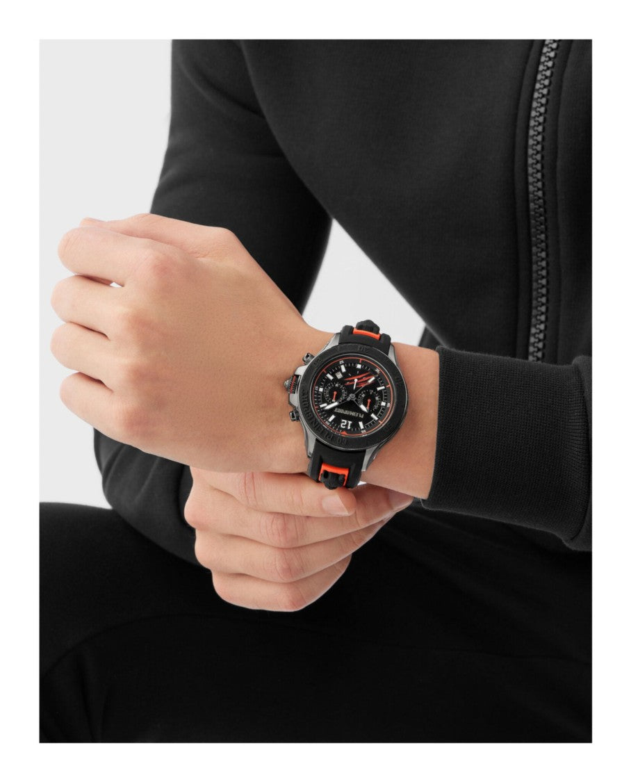 Plein Sport Chronograph Watch With Ip Gunmetal Case