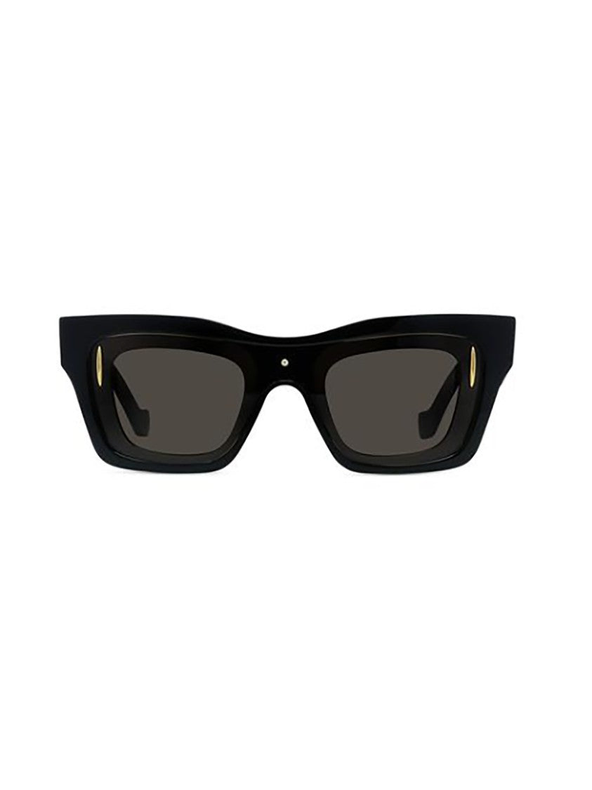 Loewe Black Lw40169i Rectangular Gold Sunglasses