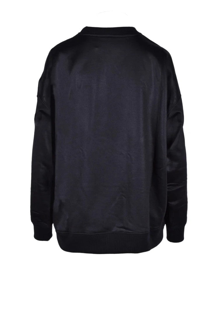 Chiara Ferragni Relaxed-Fit Black Sweatshirt