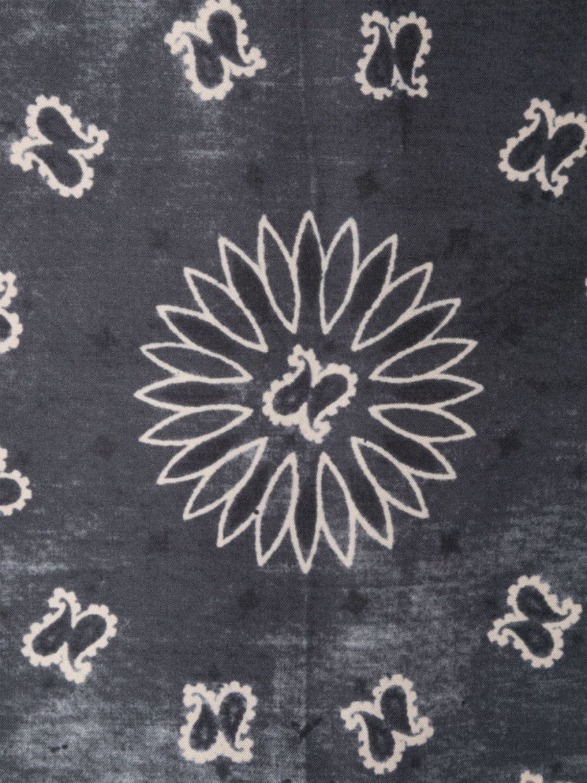 Golden Goose Bandana-Patterned Silk Scarf