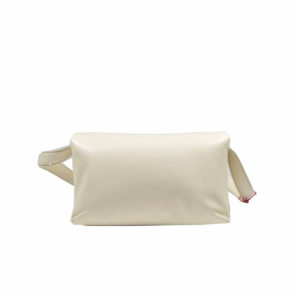 Marni Prisma Shoulder Bag In Natural White Leather