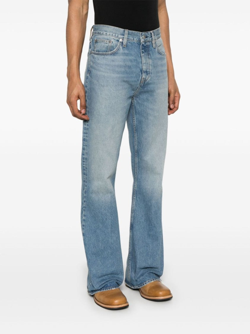 Sunflower Light Blue Cotton Jeans With Classic Five-Pocket Design