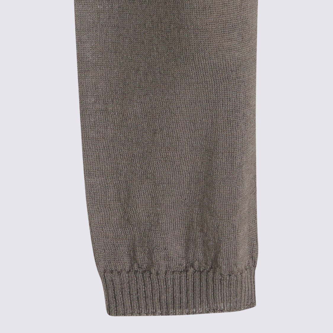 Rick Owens Lightweight Knit Sweater With Oval Cut-Out Detail