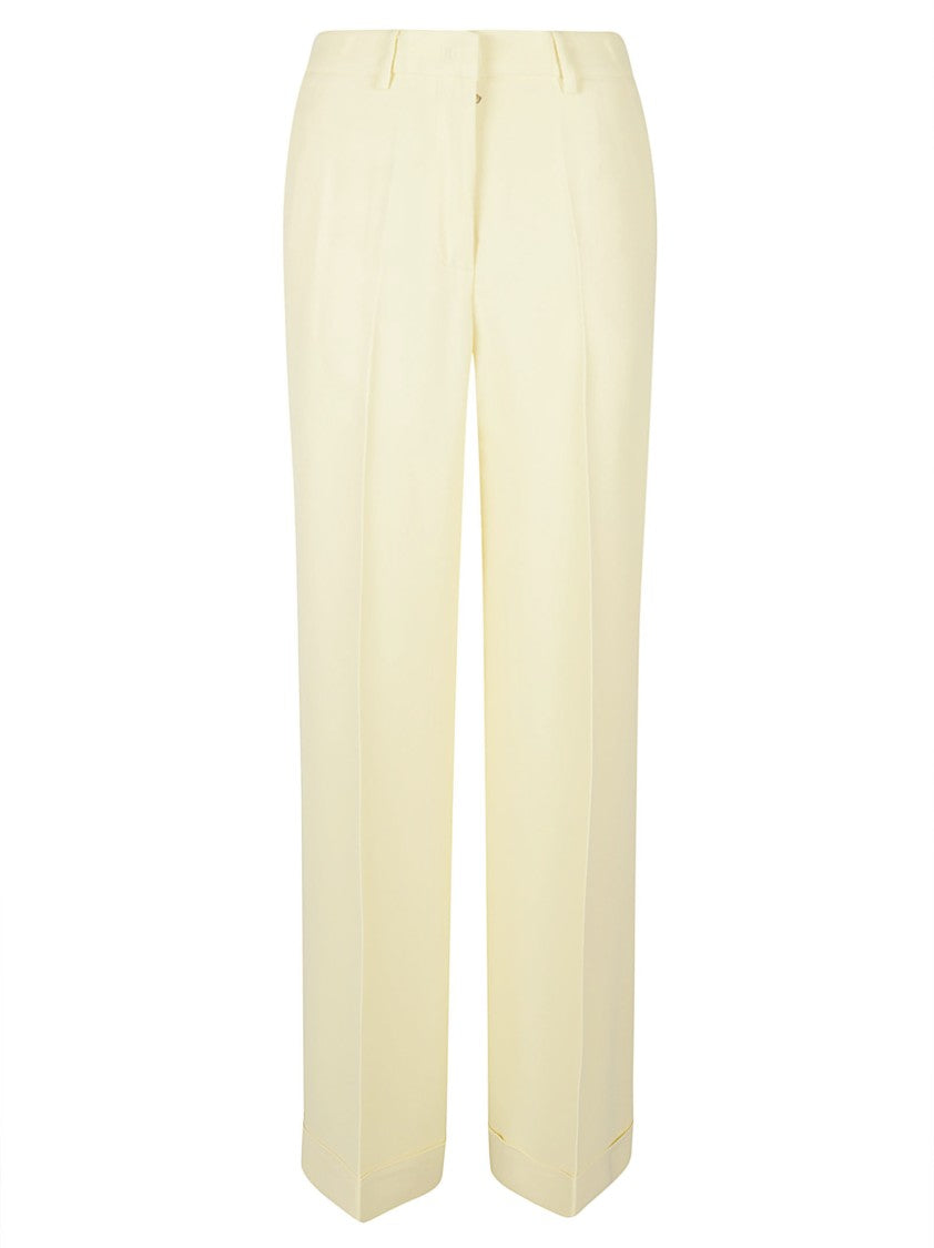 Fabiana Filippi High-Waist Straight-Leg Trousers With Pressed Creases