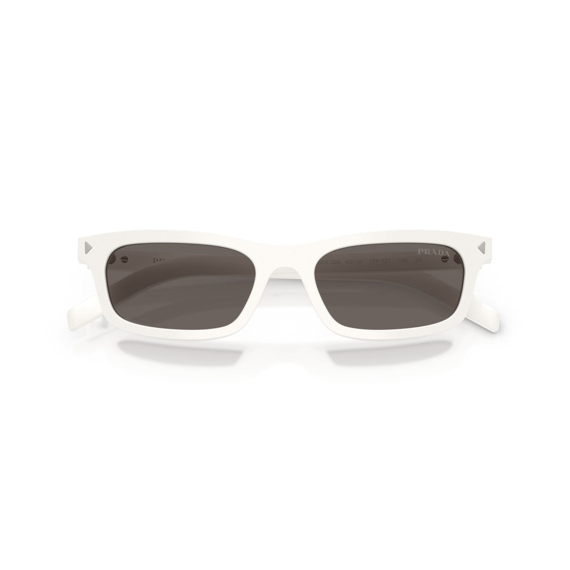 Prada 0Pr D05s Glossy White Acetate Sunglasses