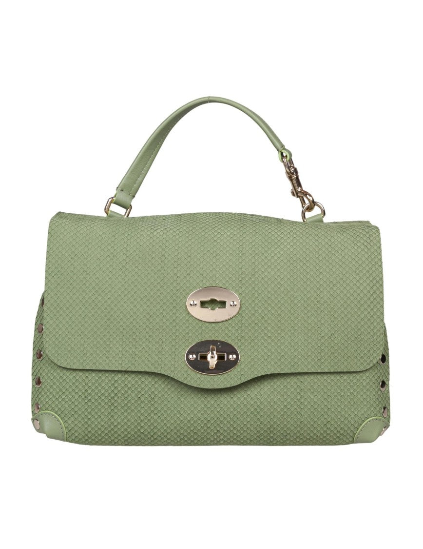 Zanellato Amoretto S Handbag In Green Leather