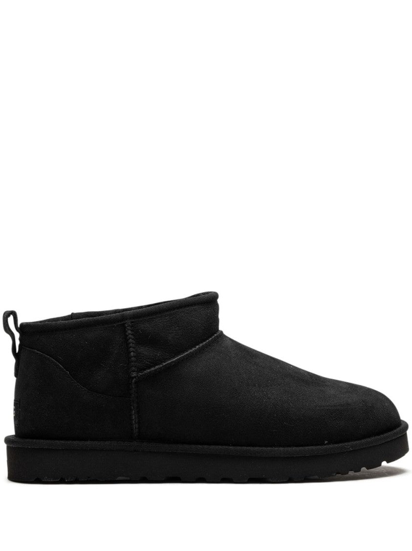 Ugg Low-Cut Matte Finish Pull-On Boots With Heel Tab