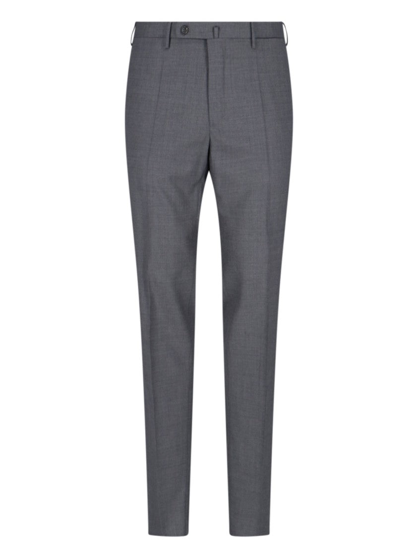 Incotex High-Waisted Virgin Wool Chino Pants