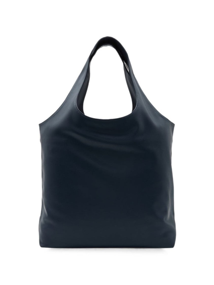 A.P.C. Navy Blue Ninon Dual Handles Tote Bag