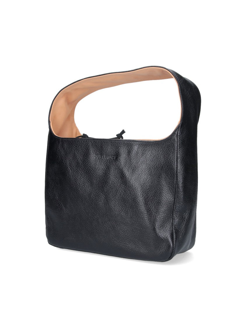 Our Legacy Black Brick Textured Leather Handbag