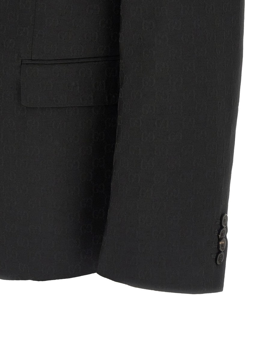 Gucci 'Gg' Canvas Blazer
