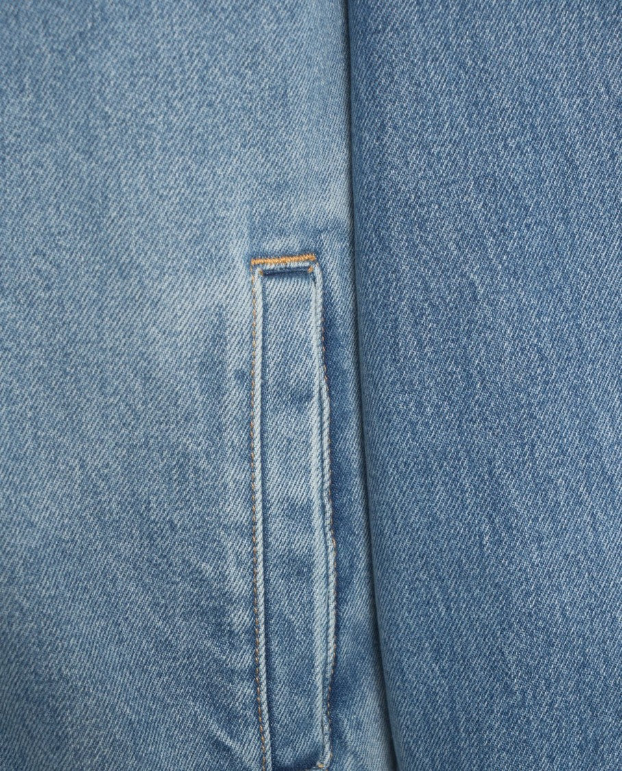 7 For All Mankind Denim Jacket With Full Zipper