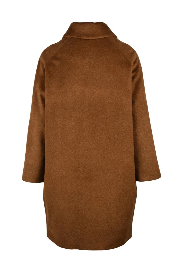 Guttha Brown Guttha Coat With Classic Collar