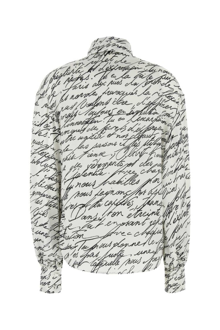 Balmain Printed Satin Shirt