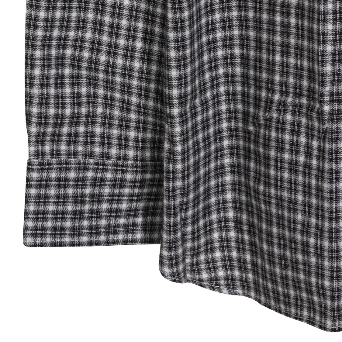 Acne Studios Checkered Pattern Shirt With Button-Down Front