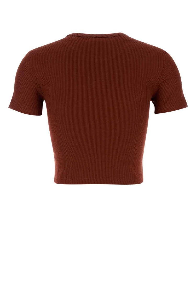 Fendi Brick Stretch Cotton T-Shirt