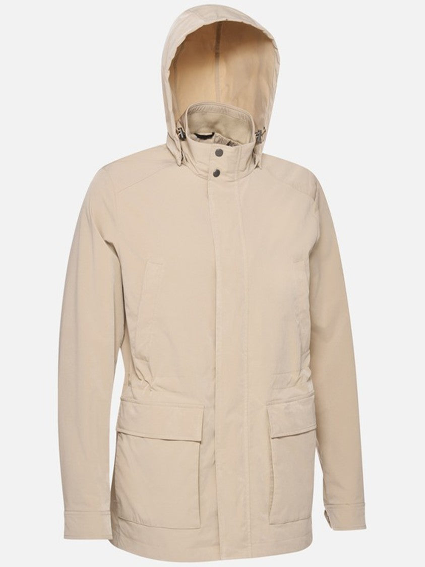 Geox Damon High Collar Hooded Casual Jacket