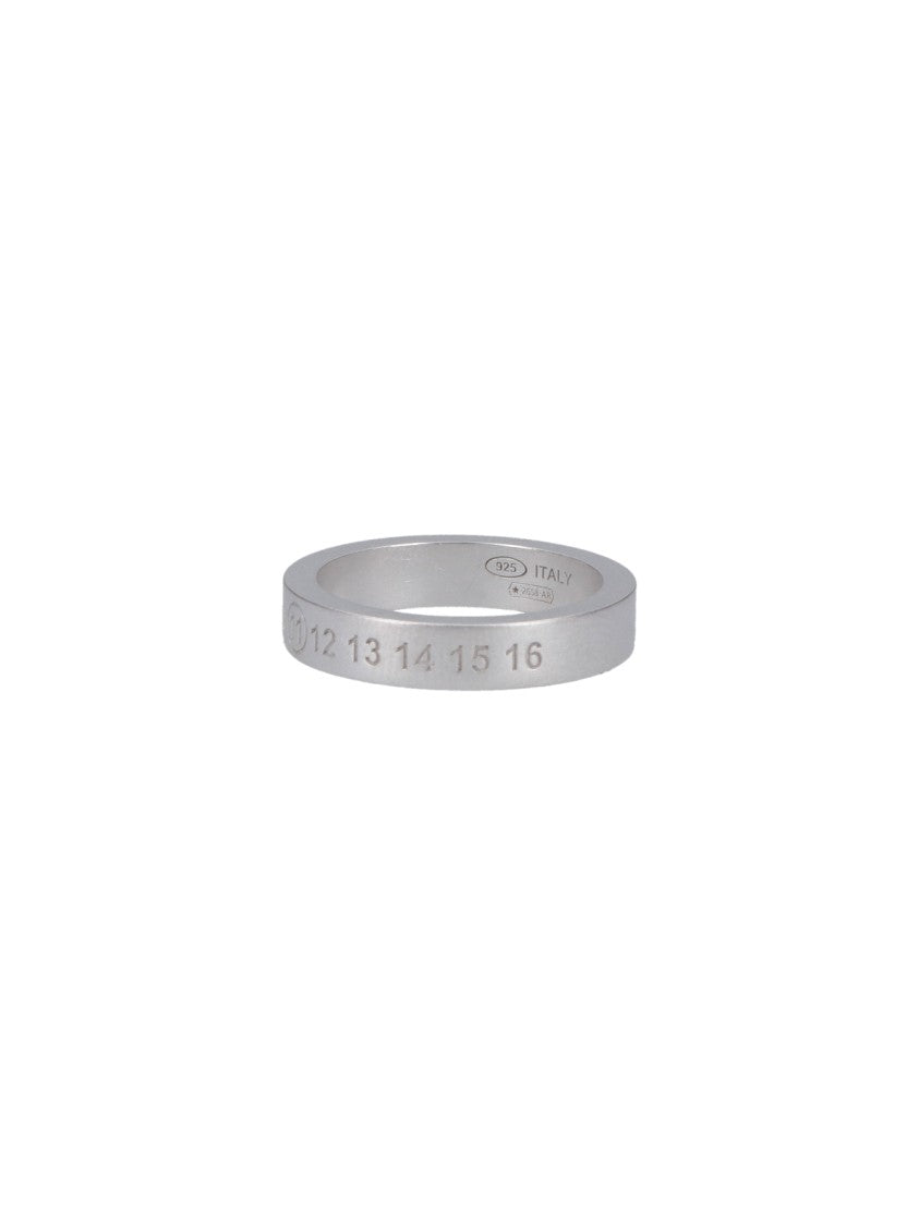 Maison Margiela Polished Silver Minimalist Jewelry