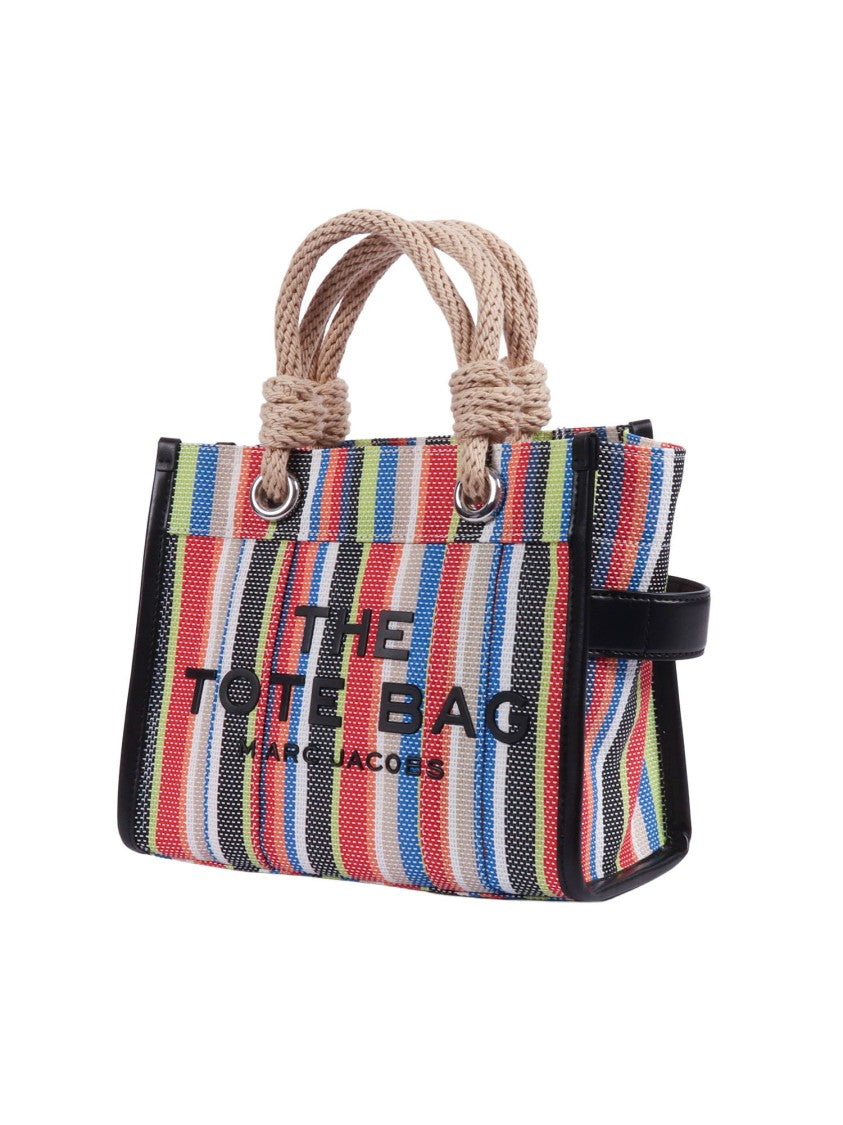 Marc Jacobs Multicolor Stripe Small Tote Bag