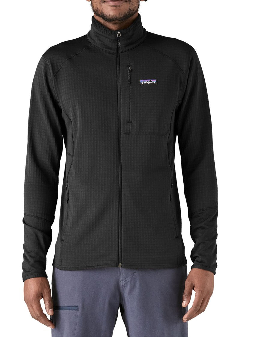 Patagonia Black R1 Jkt Fitted Active Jacket