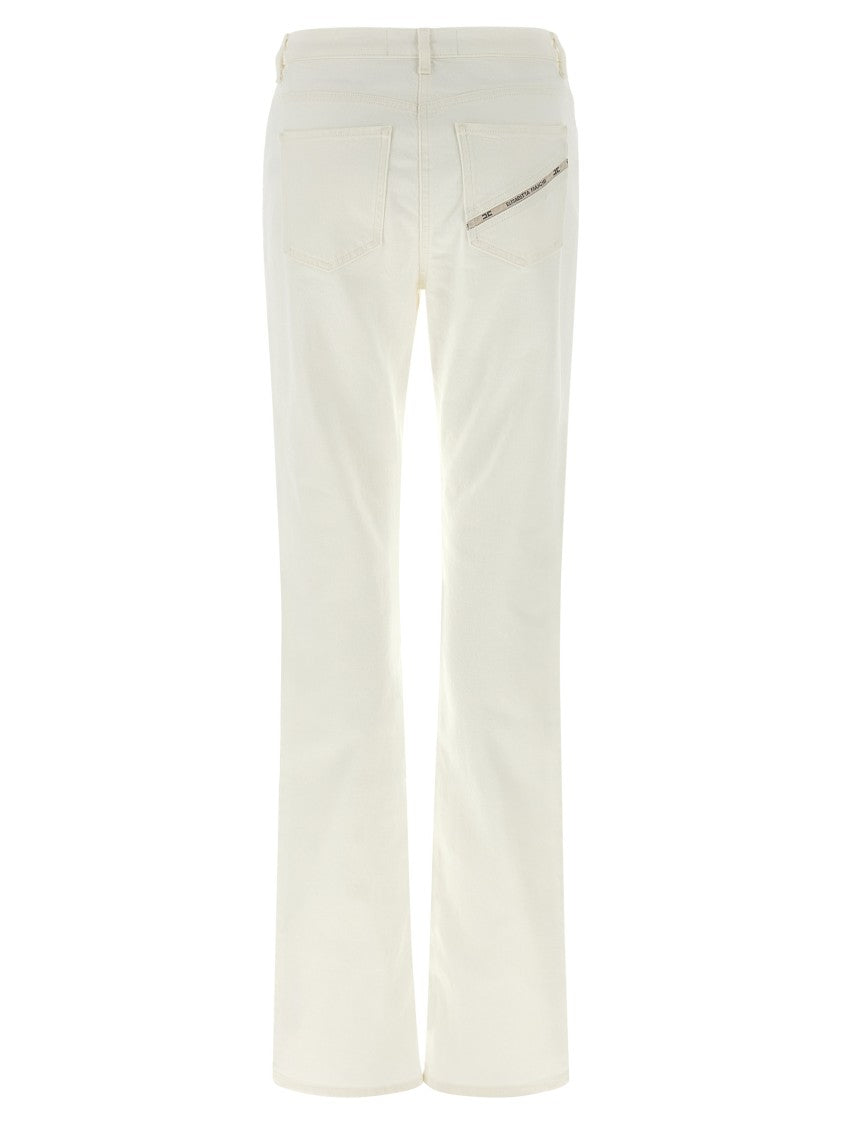 Elisabetta Franchi Jewel Padlock Jeans