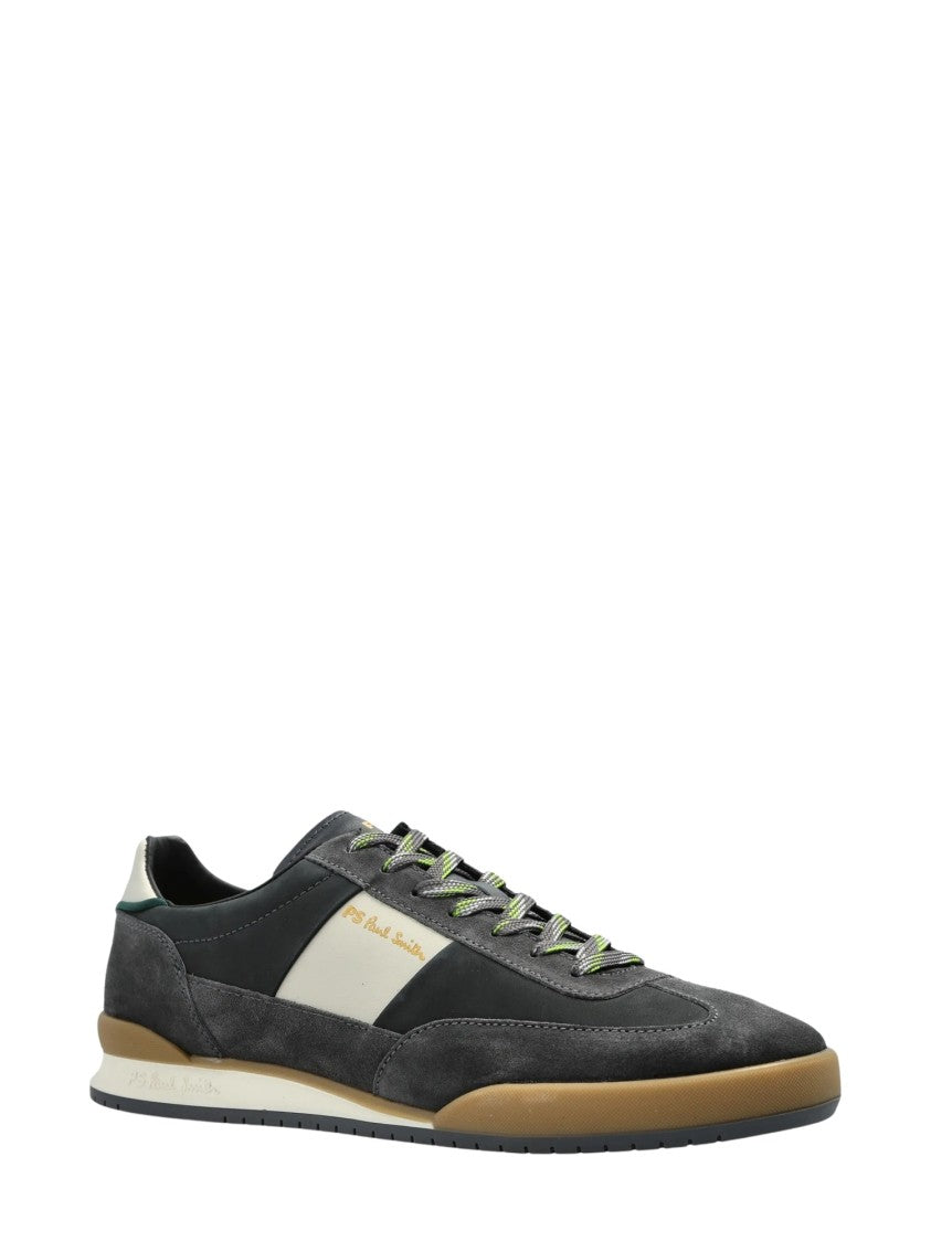Paul Smith Black Suede Panel Dover Leather Sneakers