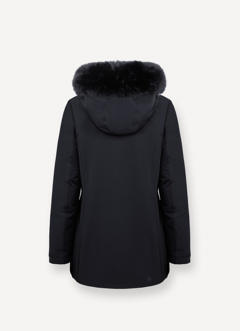 Colmar Technical Three-Layer Parka With Faux Fur Trim
