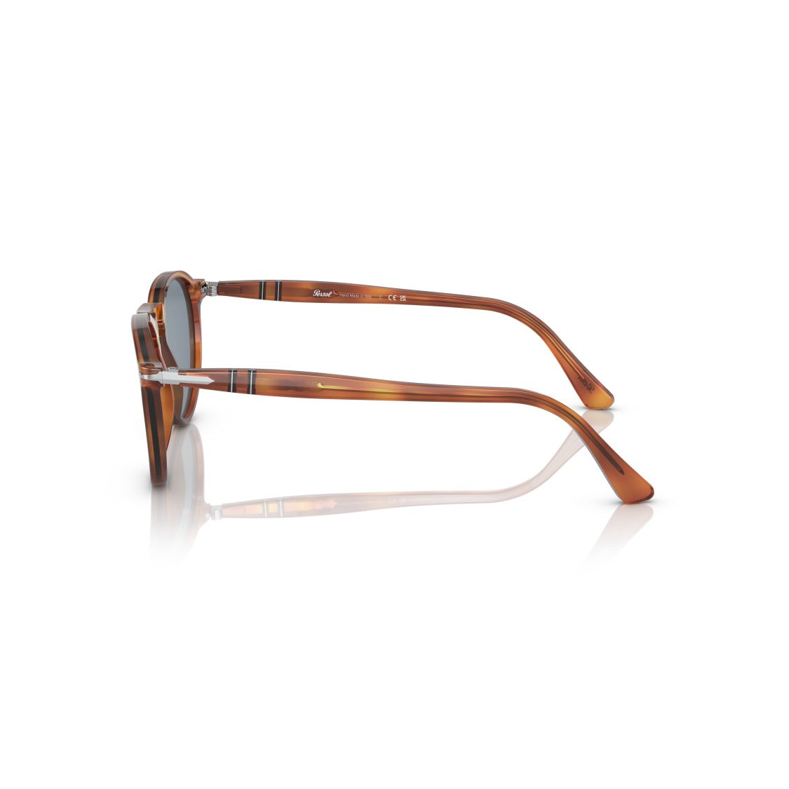 Persol 0Po3286s Rounded Acetate Sunglasses With Tortoiseshell Pattern