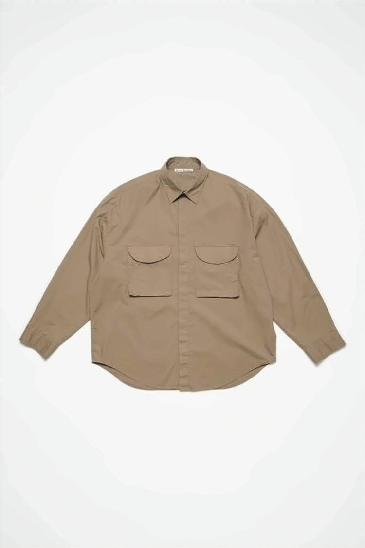 Acne Studios Relaxed Fit Long-Sleeve Shirt With Flap Pockets