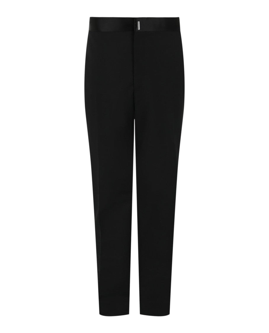 Givenchy Classic Fit Trousers With Satin Belt