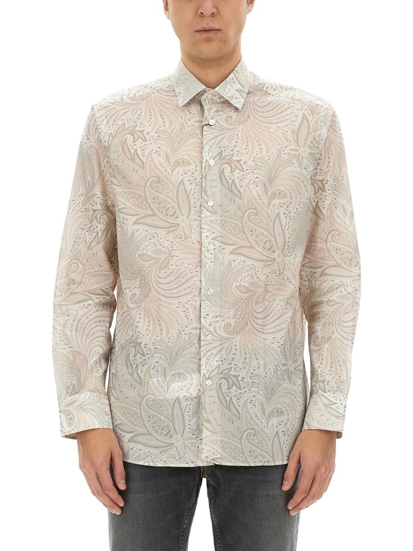Etro Intricately Patterned Cotton Shirt