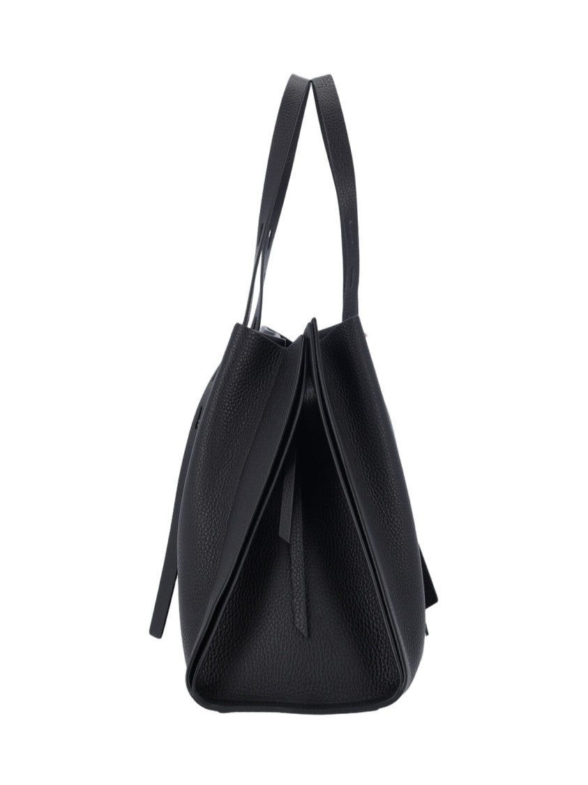 Minobossi Structured Black Minimalist Bag