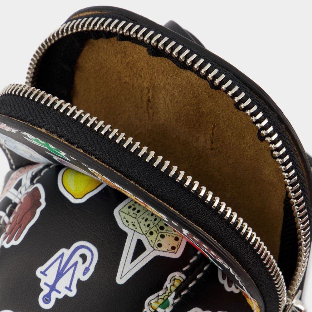 J. W. Anderson Nano Cap Hobo Bag - Black - Leather