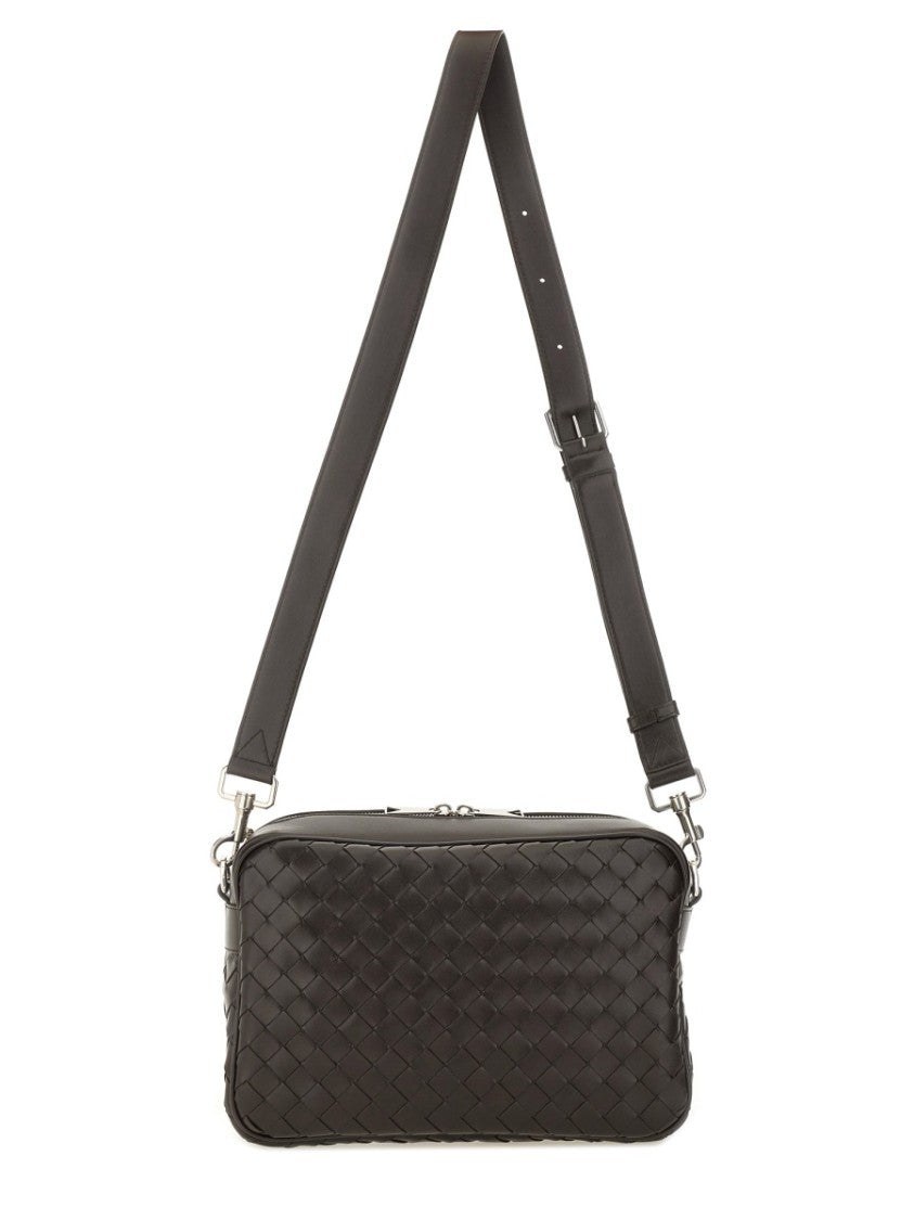 Bottega Veneta Intracciated Room Bag With Signature Woven Texture