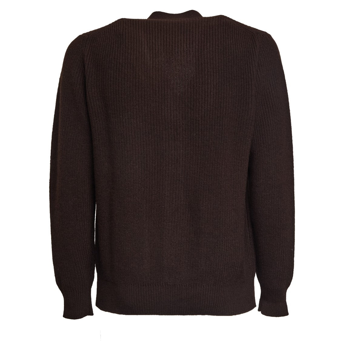 Filippo De Laurentiis Finely Knit Cardigan With English Rib Pattern